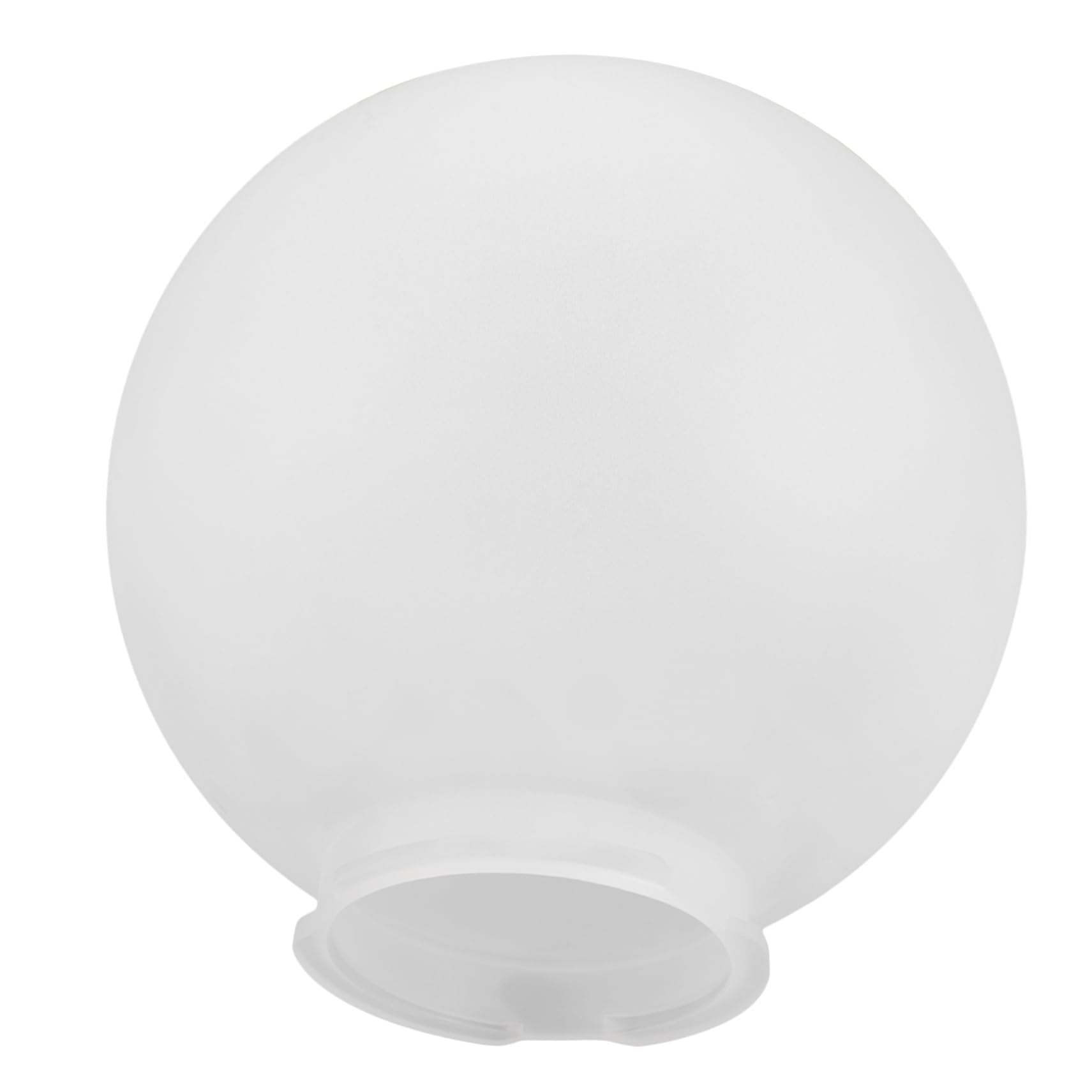 Tofficu Paralume Acrilico Bianco a Forma di Sfera Leggero e Facile da Installare per Lampade da Esterno Giardino Design Semplice e Delicato