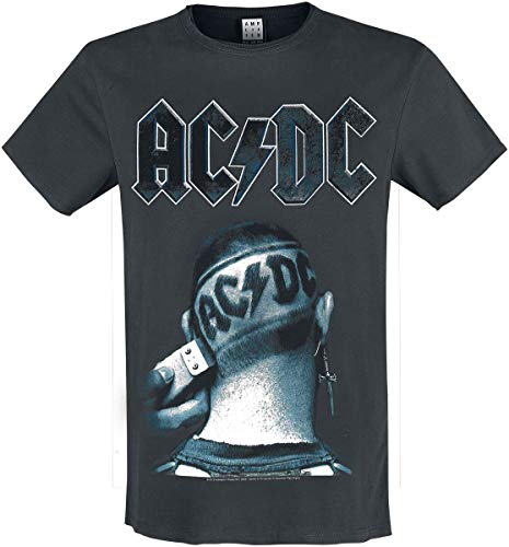 T-shirt AC/DC Amplified anthracite pour homme le t-shirt rock à manches courtes