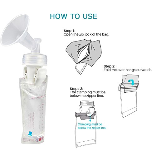 image for PUMPMOM-US Breastmilk Storage Bag Adapters for Spectra S1 S2 Pumps, Av