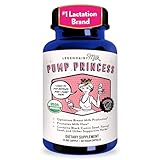 Legendairy Milk Pump Princess Lactation Supplement - Breastfeeding Supplements for Milk Supply Increase and Milkflow - Organic Black Cumin, Fennel and Dill Seeds, Fenugreek Free - 60 Capsules