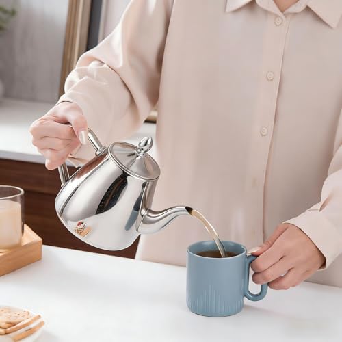 SANQIAHOME Stainless Steel Teapot Coffee Servers 1200ml by SANQIAHOME - Image 4