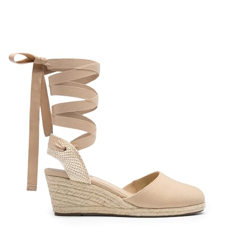 Image of DREAM PAIRS Espadrille Platform Wedge Sandals