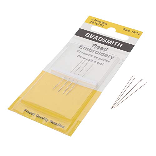 The Beadsmith Bead Embroidery Needles, Size 10 and 12 Assortment,...