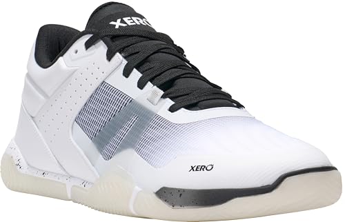Xero Shoes Men's X1 Low Barefoot Basketball Shoes, White, 9
