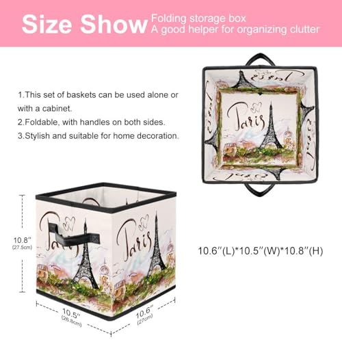 Panier de rangement pliable pour placard et chambre Paris - 3
