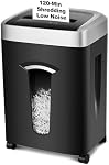 Wingwise 120-Minute Paper Shredder - 15-Sheet Capacity, 30L(7.9 Gallon) Bin, 58dB Quiet Operation, P4 Cross-Cut Heavy-Duty Shredder for Home & Office Use