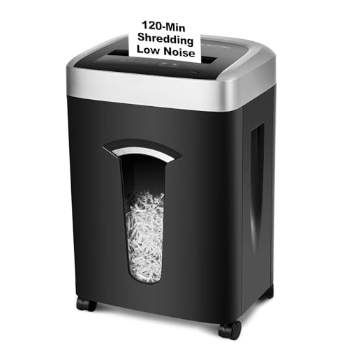 120-Minute Paper Shredder P-4/Manual 15 Sheet/30L/120mins