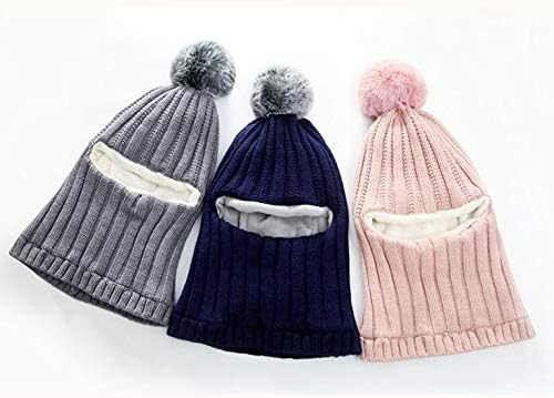 Baby Girls Boys Winter Hat Scarf Earflap Hood Scarves Toddler Kids - Image 5