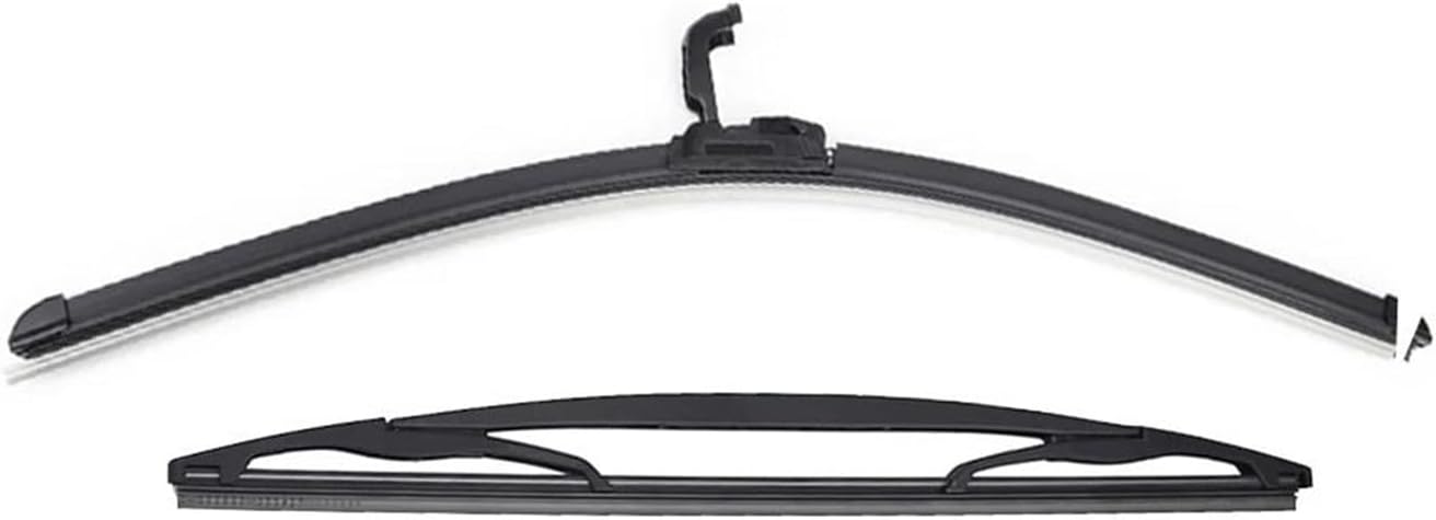 for Peugeot 107 2005-2014 Windshield Windscreen Window Car Rain Brush 26"+12" Wiper Front Rear Wiper Blades Set Kit Windscreen Wiper