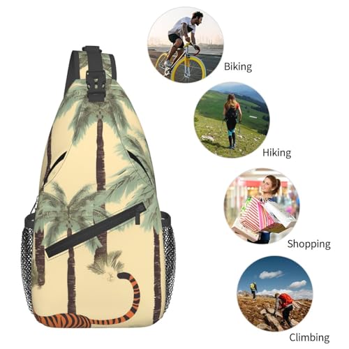 Mochila Pequeña Tipo Bandolera Negra para Senderismo miniatura 6