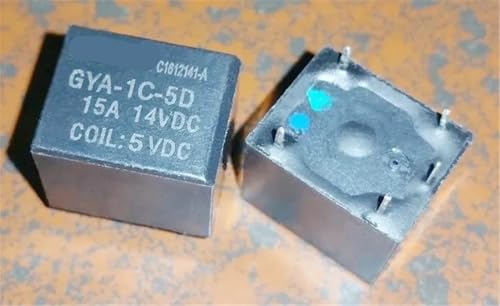 Relais GYA-1C-5D 5V T73-1C-5V-15A-30ohm 5 broches pour circuit électronique