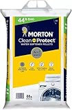 Morton Water Softener Pellets, Clean and Protect, 44 Lb, White