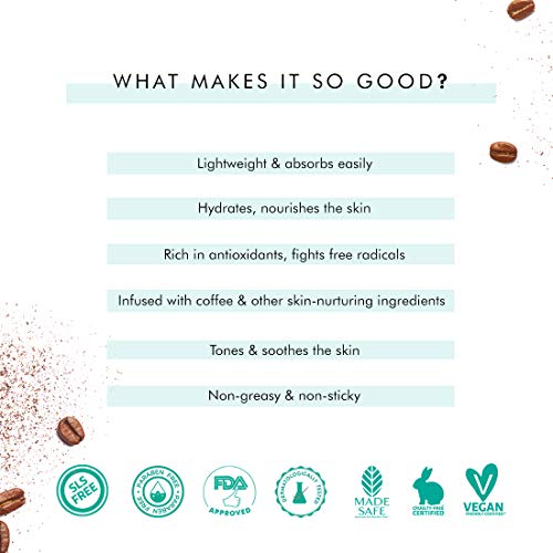 Mcaffeine Coffee Hydrating Face Serum For Glowing Skin, Reduces Dark Spots, Pigmentation & Protects From Sun Damage For Unisex, 40ml - Image 6