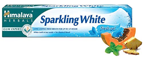 Himalaya Sparkling White Toothpaste, 80Gm - Tightening, Freshening, Whitening, Fresh Breath, Plaque, Freshens Breath, Antiseptic, Longlasting-picture-10