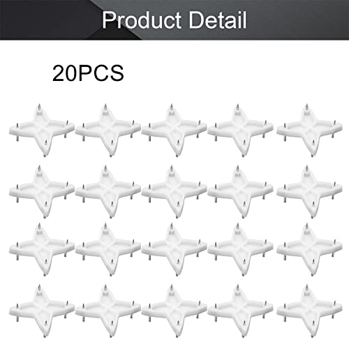 Image of Jutagoss 20 Pcs Hardwall Hanger for Hardware, Fasteners & Hooks Wall Mount Non-Mark Hook Picture Photo Frame Hangers