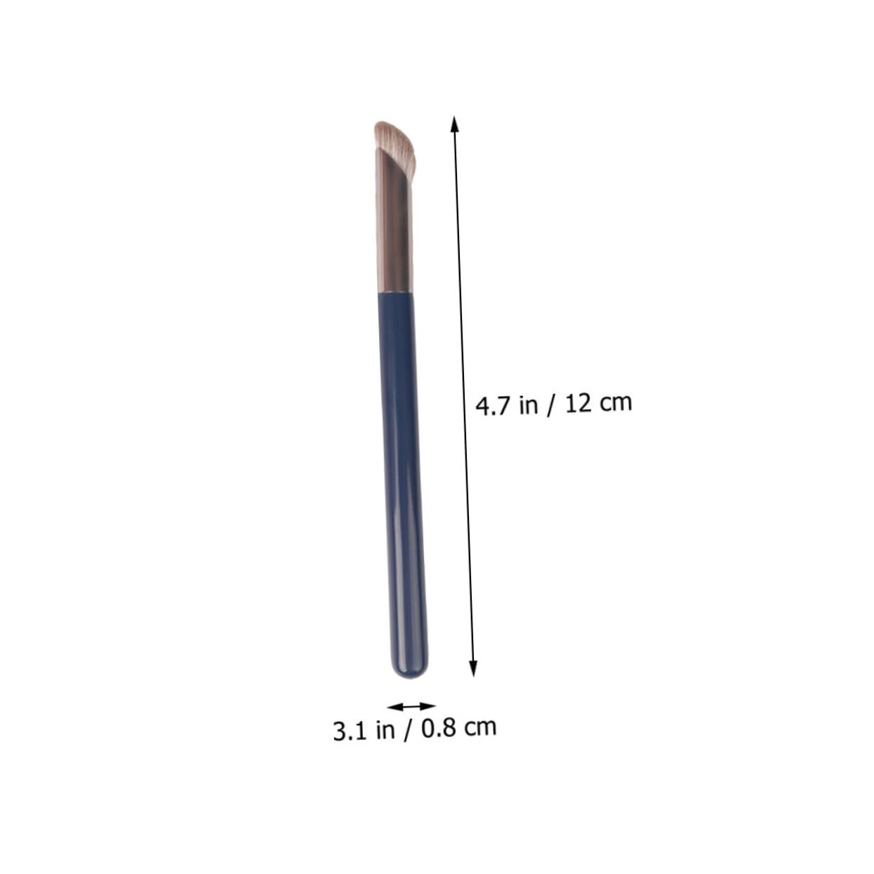 WOFASHPURET 3pcs Nose Makeup Brushes Flat Concealer Blending Brush Set for Women for Smooth Application Random Color