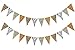 VILIFEVER 2 Pieces Animal Print Pennant Banner Jungle Theme Party Supplies Safari Birthday Party Decorations, Jungle Safari Birthday Banner for Animal Zoo Party Decor