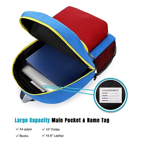 Image of STEAMEDBUN Kids Backpack for Boys 5-9,Boys Backpack for Elementary School Bag