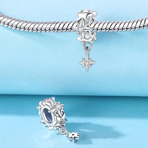 Image of ARTCHARM 925 Sterling Silver Stopper Beads Spacers Charms fits European DIY Bracelet, Personalized Gifts for Mothers Day /Birthday /Christmas