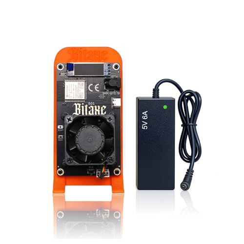 Bitaxe Gamma 601 Solo Bitcoin Miner,BTC Lucky Crypto Lottery Miner with Open-Source System,Hash Rate...