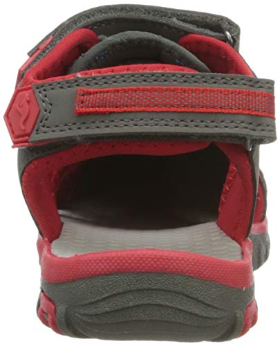 KangaROOS Osato, Sandali, Acciaio Grigio e Rosso