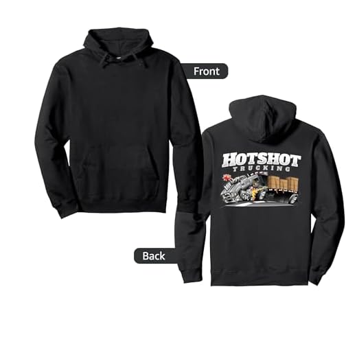 Hotshot Trucking Dually Truck And Trailer Dual Wheel Hauling Pullover Hoodie