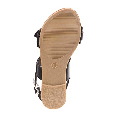 Josmo Girl's Violet Sandal, Black, 1 Medium US Little Kid4