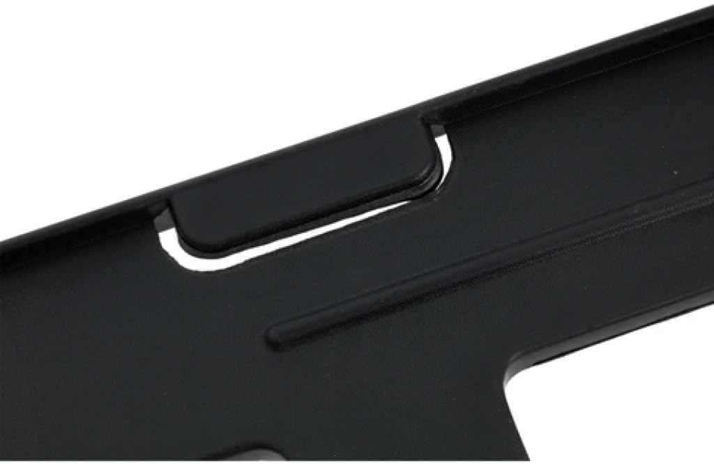 DAT AUTO PARTS Front Bumper License Plate Frame Tag Mounting Bracket Holder Replacement for 2009-2016 Toyota Venza Black Textured Plastic TO1068116 751010T010