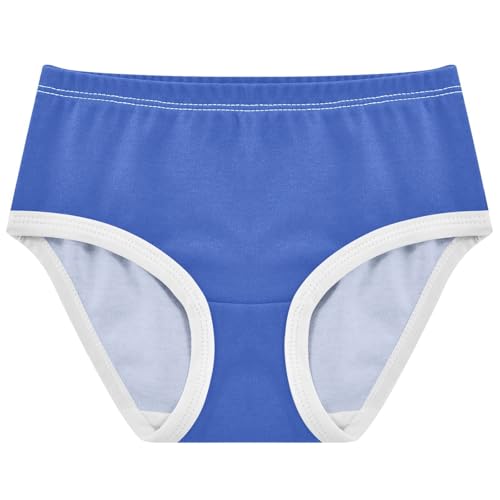 Joisal Blue Cerulean Girls Underwear Toddlers 2t Cotton Girl Panties Cute Fun Kids Undies Briefs
