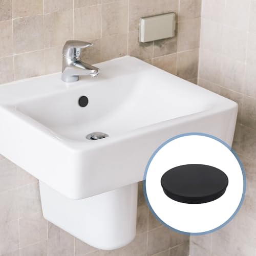 Image of uxcell Silicone Hole Plug, Waterproof Round Rubber Stoppers Bottle Seal Plugs Tube Pipe End Caps for 165mm /6.5 inch Hole for Bathtub Bottle, Black