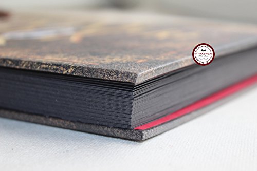 Álbum de fotos DIY para aniversario y boda, 'Our Adventure Book Up', tapas duras, 80 páginas en cartulina negra, tamaño 11.61 x 7.48 pulgadas miniatura 6