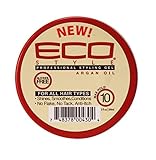 Ecoco Eco Style Gel - Argan Oil - 100% Pure Olive Oil - Promotes Healthy Hair - Nourishes And...