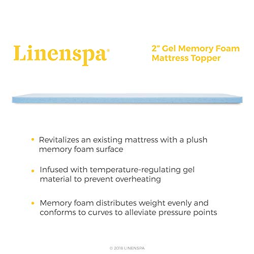 Linenspa 2 Inch Gel Infused Memory Foam Mattress Topper Review Family Home Reviews
