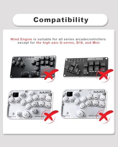 Kailh Choc V2 Wind Engine Switch Customized Low Profile Wind Engine Switches for Cosmoxgaming All-button Leverless Controller & Mechanical Keyboard (20 PCS)