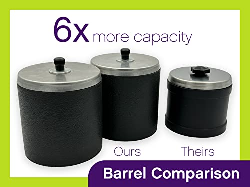 Wirejewelry Pro-Series Double Barrel Rock Tumbler Kit - Includes 3 Pounds Of Gemstones Of The World Stone Mix And 2 Batch Of 4 Step Abrasive Grit And Polish With Plastic Pellets #TOP4