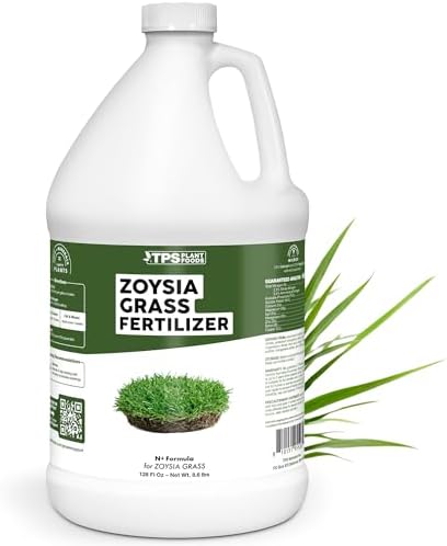 Zoysia Grass Fertilizer for Zoysia Grass, Great for Zenith, Emerald, and Zeon Varieties, Liquid Fertilizer by TPS Plant Foods, 1 Gallon (128 oz)