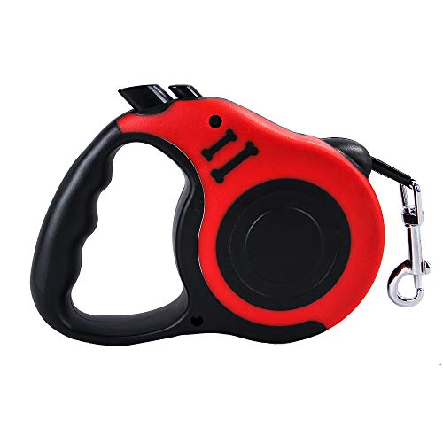 Festnight 3000 MM / 5000 MM trela do cão retrátil automática flexível cão filhote de cachorro gato c