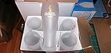  LOT DE 6 VERRES BLANCHE BRUXELLES SATINE - 50 CL