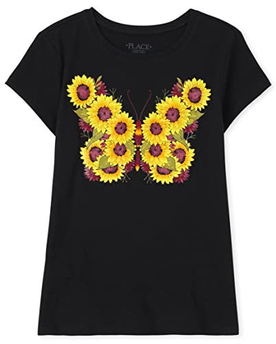 Image of The Children's Place Girls Short Sleeve Graphic T-Shirt
