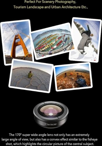 Objectif Super Grand Angle 170° DrPhone APL7 Objectif Smartphone HD - 3