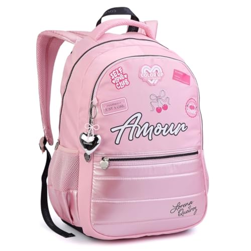 Mochila Feminina Compartimento Laptop Coquete ColorUp ROSA