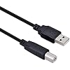 WEARE USB B MIDI Cable USB 2.0 Cord Compatible for Focusrite Scarlett Solo (2nd Gen),Scarlett 2i2 (1st Generation) Audio Interface,Numark PT01 Scratch,Vangoa VGK6200,Peavey USB-P