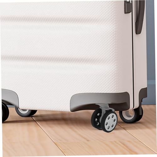 Roues de remplacement de valise à roulement fluide en ABS gris résistant