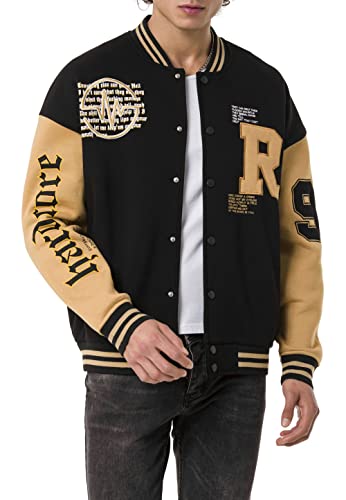 Redbridge Herren Jacke Sweat College-Jacke Hardcore Schwarz L