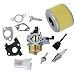 New Pack of Carburetor Carb + Air Filter + Gaskets + Oil Dipstick + Spark Plug Kits fit for Honda Gx240 8hp Gx270 9hp Replaces #16100-ZE2-W71 and 16100-ZH9-W21