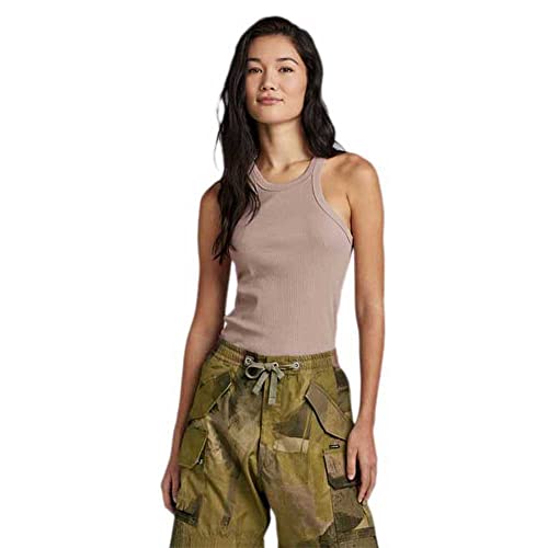 G-Star Raw Italian Army Ultra Slim Tanktop , Tops Para Mujer, Púrpura Dumic D22768-D289-5788 , S