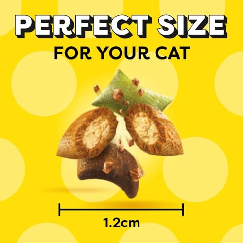 DREAMIES Shakeups Seafood Celebrations Cat Treats, 8x55g - 9