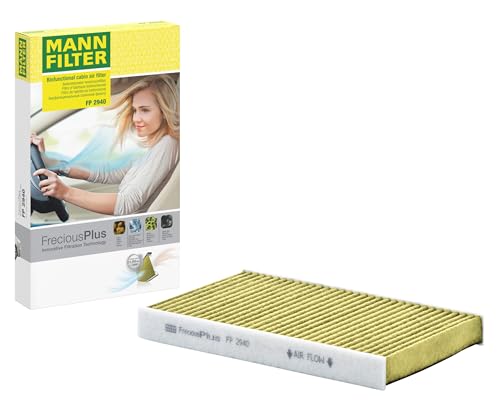 MANN-FILTER FP 2940 Innenraumfilter/Kabinenluftfilter - FreciousPlus Biofunktionaler Pollenfilter - für Pkw + Transporter
