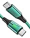 Produktbild INIU USB C Kabel, Ladekabel USB C [2m/GREEN] Typ C Schnellladekabel Nylon USB A auf USB-C Handy Datenkabel für Samsung S22 S21 Note 10 Google Pixel 7 iPad Pro Huawei Xiaomi 11 PS5 usw.