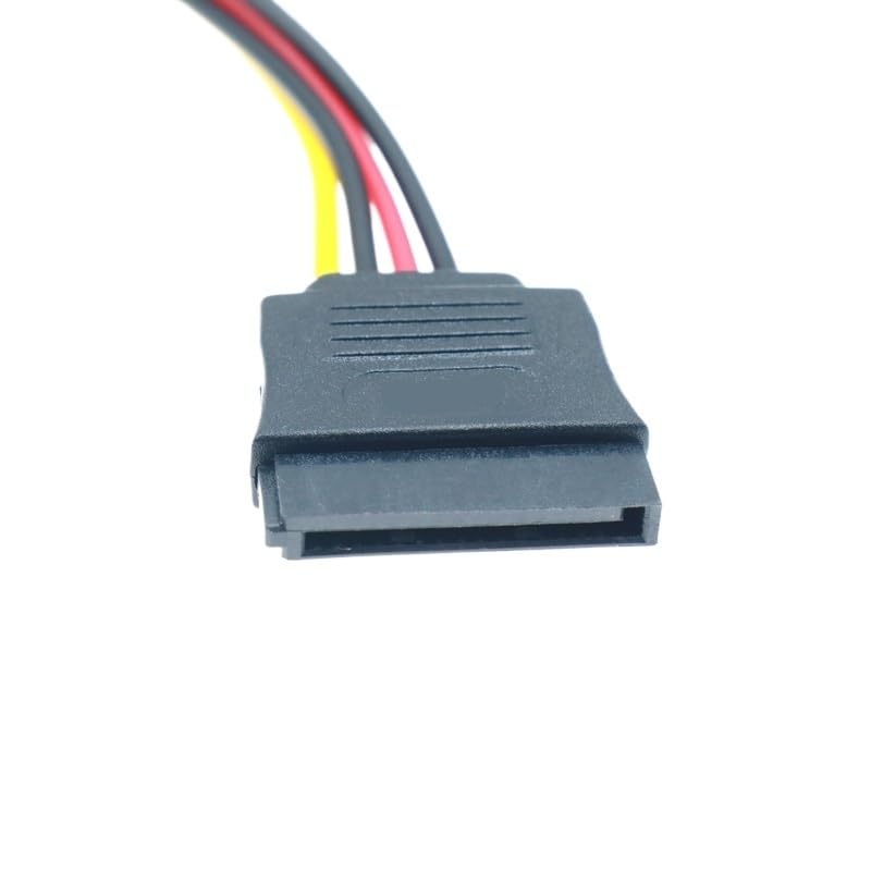 Cable splitter de energía SATA II macho a hembra 20 cm miniatura 6